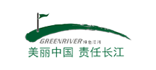 绿色江河logo,绿色江河标识